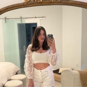 Free People Butterfly 🦋 Crop Top